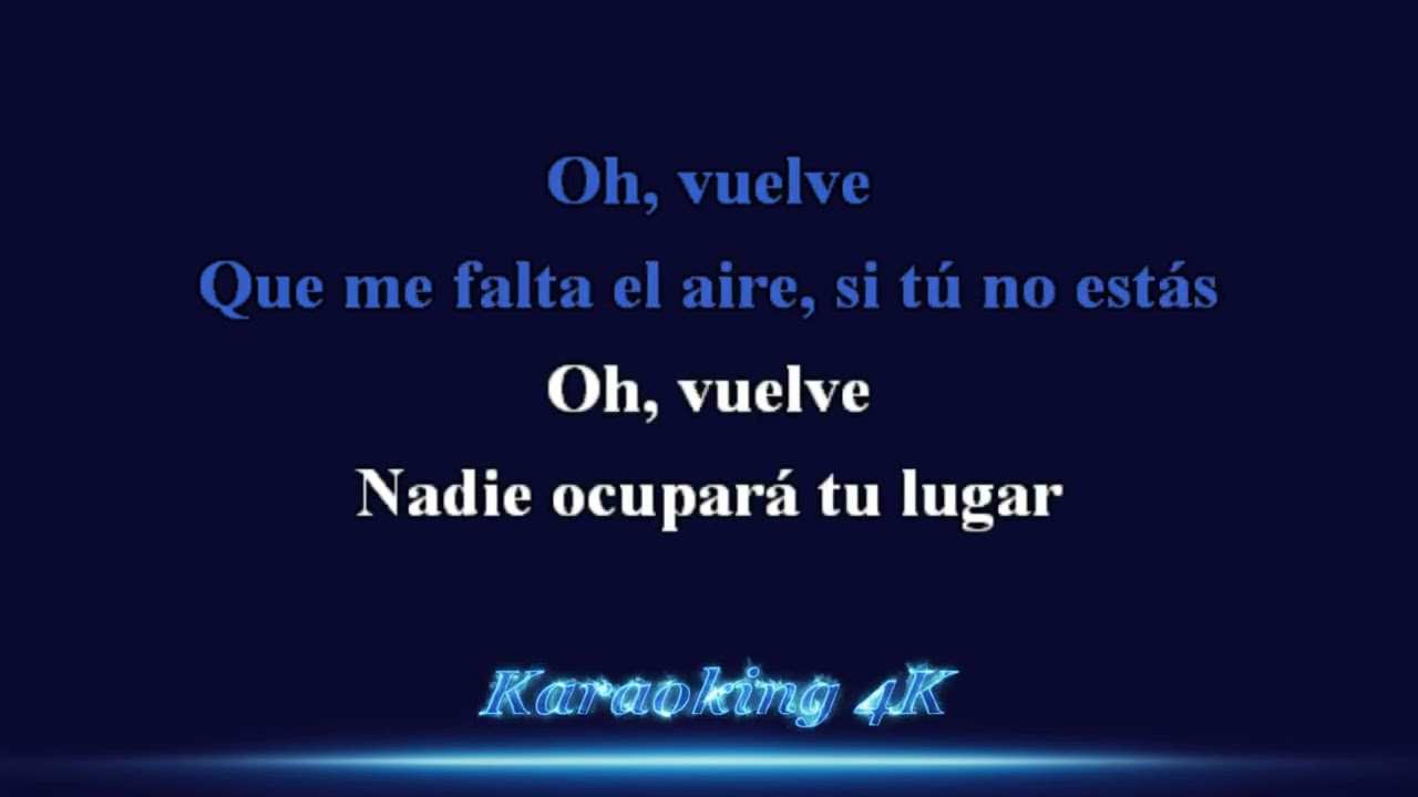 Vuelve - Ricky Martin Karaoke (Con Coros) DGC
