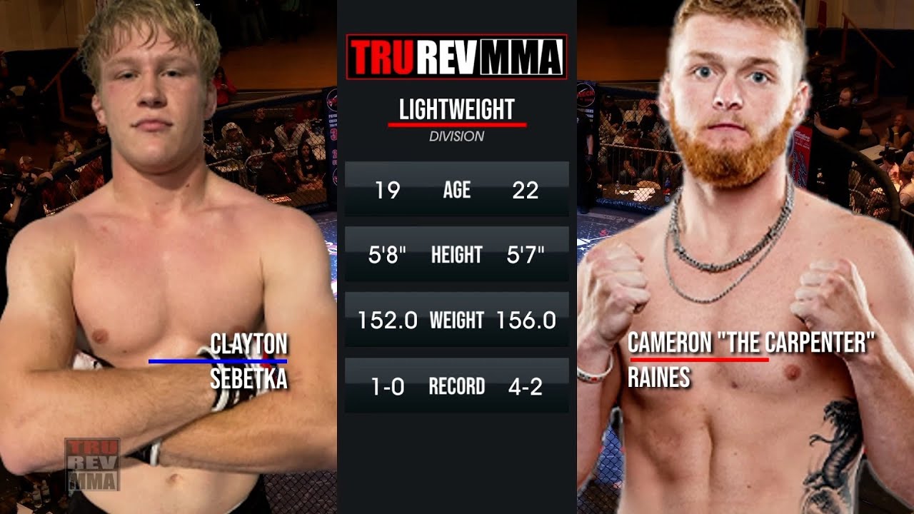TRU REV 56 CLAYTON SEBETKA VS CAMERON RAINES