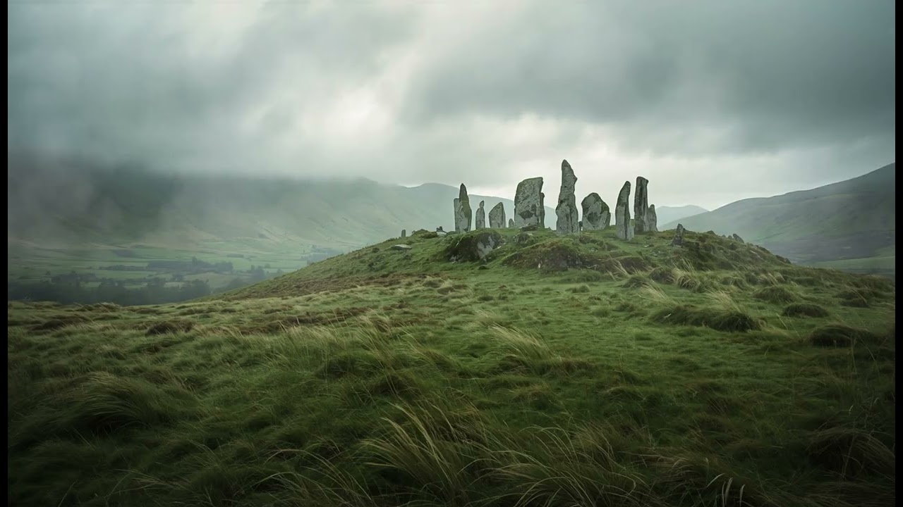 Highland Mist & Ancient Stones | A Peaceful Scottish Morning | Celtic Calm Escape