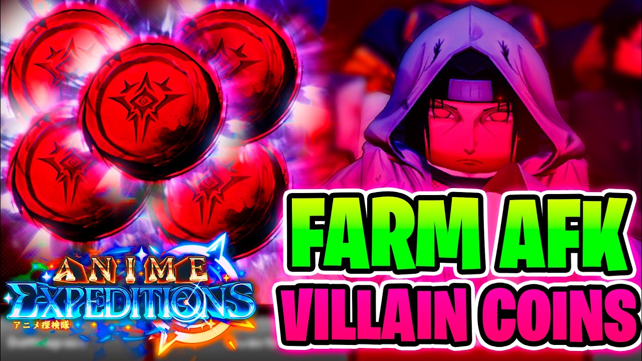 La MEJOR FORMA de FARMEAR VILLAIN COINS en ANIME EXPEDITIONS #roblox