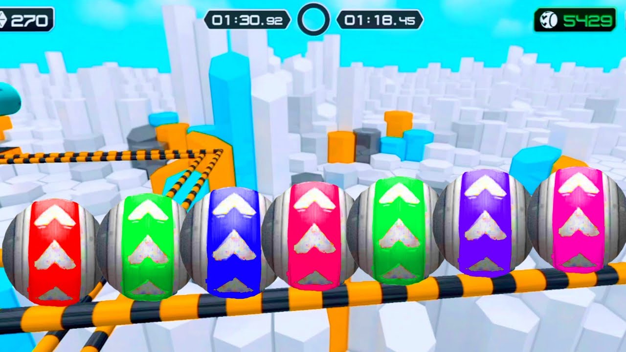 GYRO BALLS 🌈 All levels Gameplay Android iOS 💥 Nafxitrix Gaming Game 221 Gyrosphere Trials