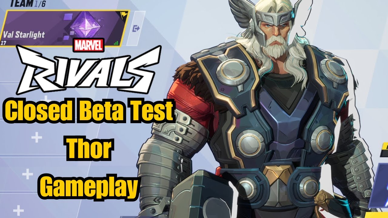 Thor Gameplay | 17-0-1 | Marvel Rivals | July Closed Beta Test