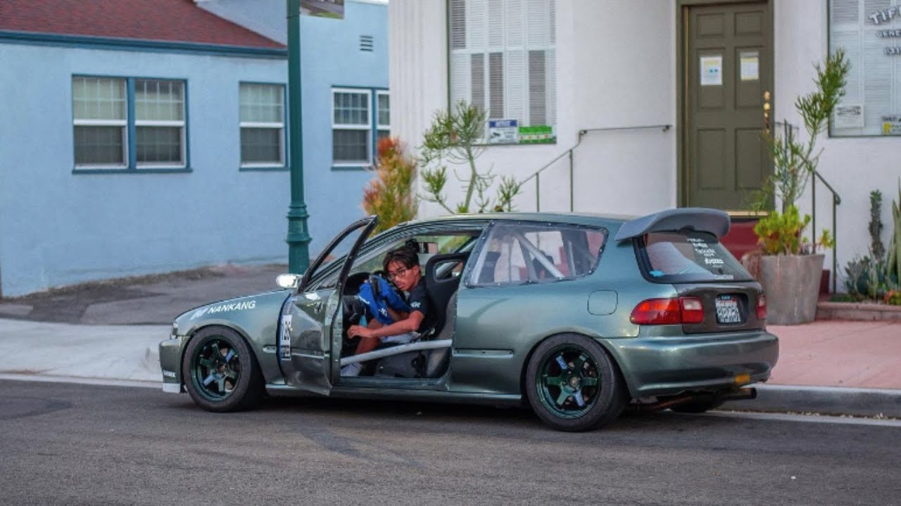 RAW & Loud: Cory’s 187 HP 1993 Civic EG Is Track-Ready and Full of Fun!