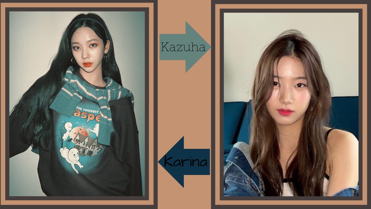 Aespa Karina Kazuha Lesserafim (Visual Battle)