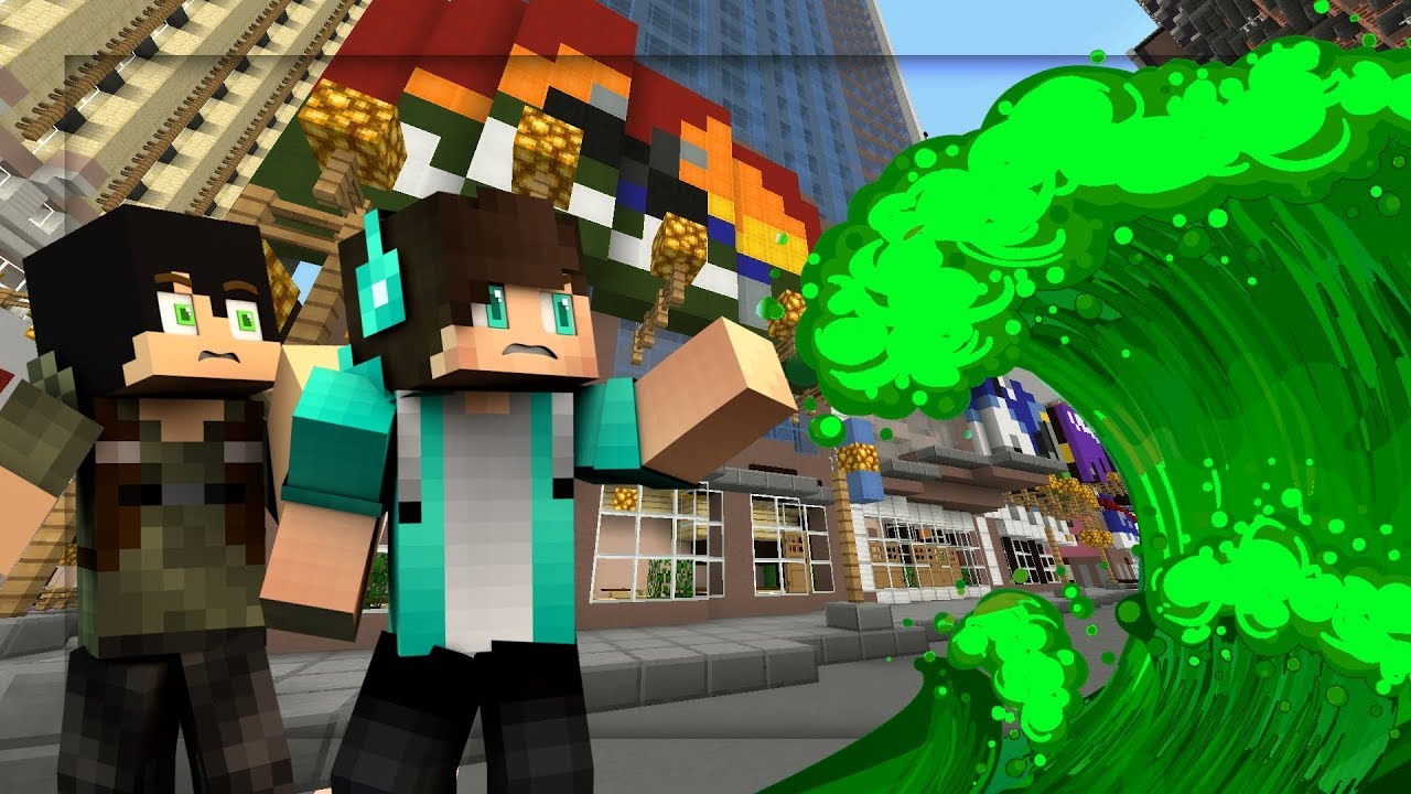 OBROVSKÁ RADIOAKTIVNÍ TSUNAMI V NEW YORKU! 😱 /w Kuky | MINECRAFT CZ/SK TSUNAMI CHALLENGE