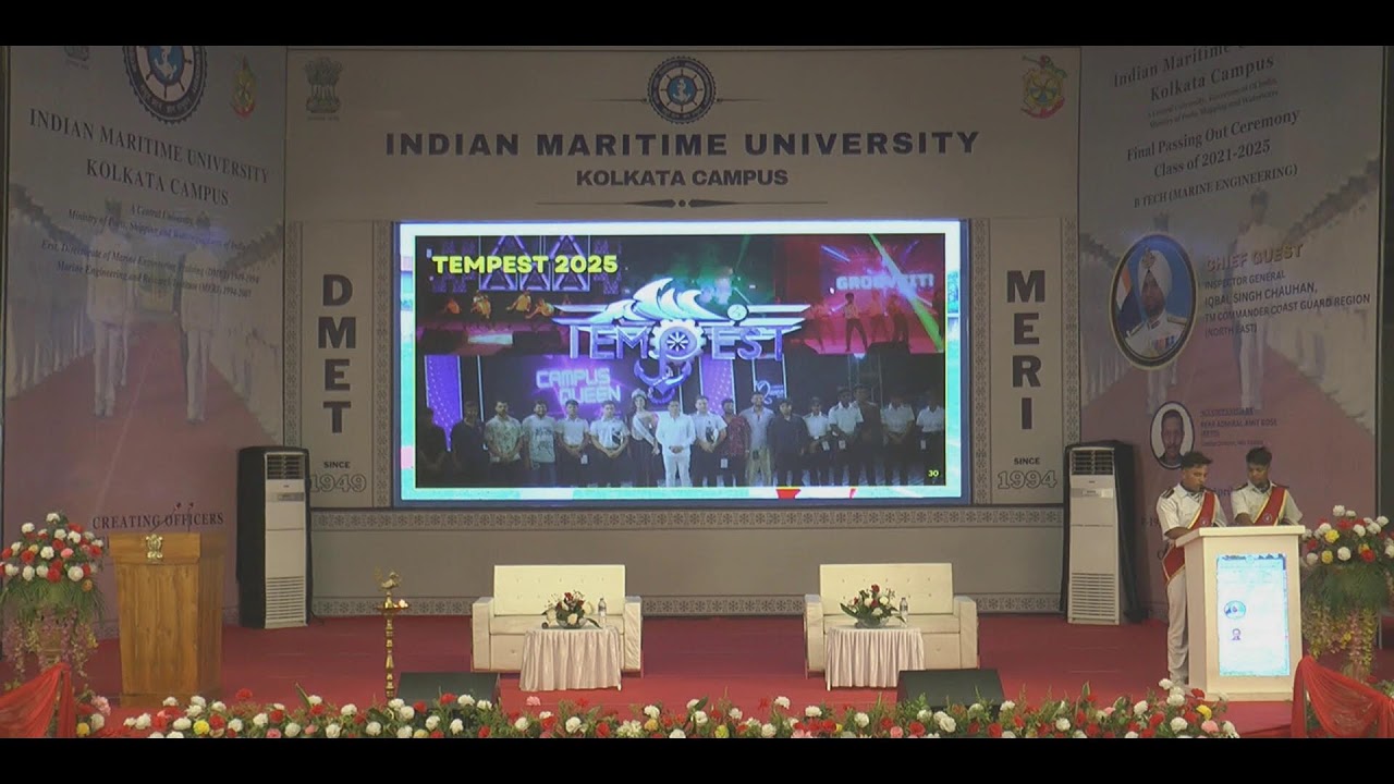 Final Passing Out Ceremony 2025 in IMU Kolkata Campus