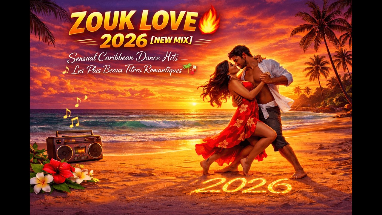 🎵 ZOUK LOVE 2026 🔥 [NEW MIX] – Sensual Caribbean Dance Hits | Les Plus Beaux Titres Romantiques 🌴💃