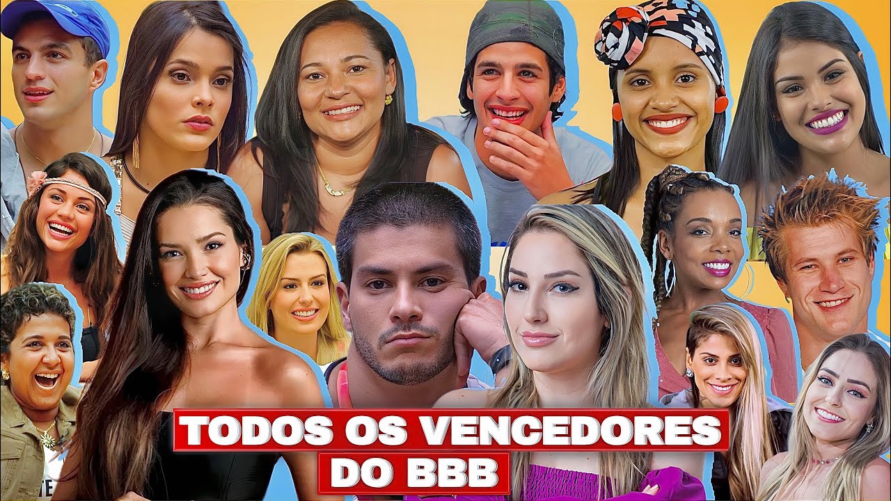 Veja Todos os vencedores do Big Brother Brasil e como eles estão actualmente
