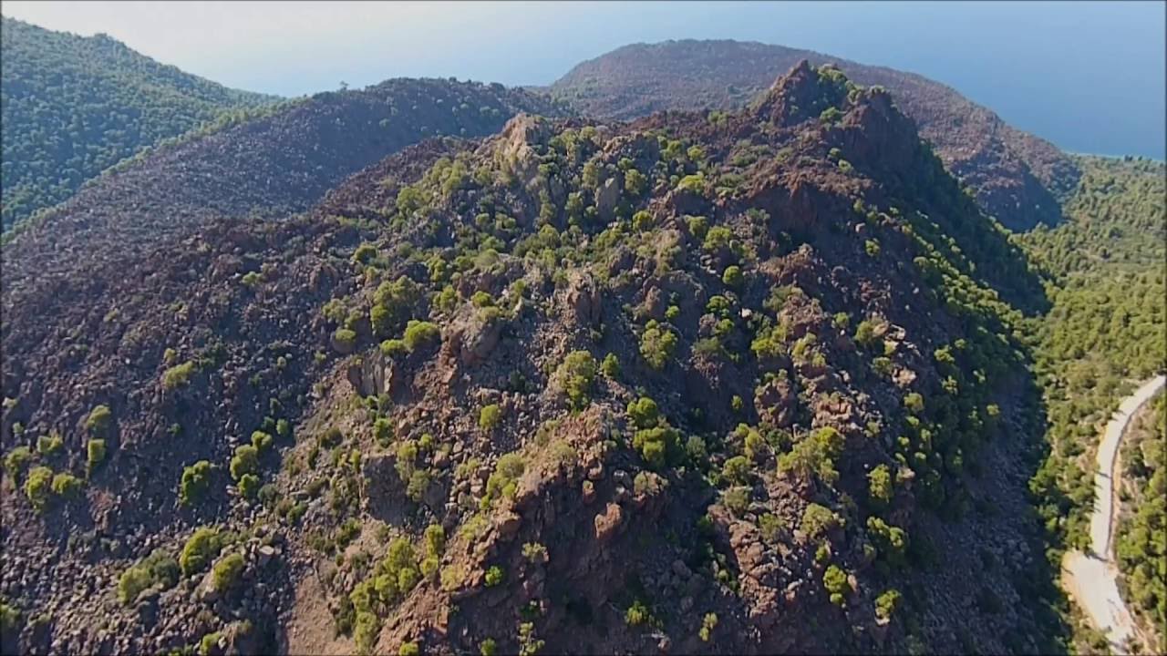 The historic volcano of Methana