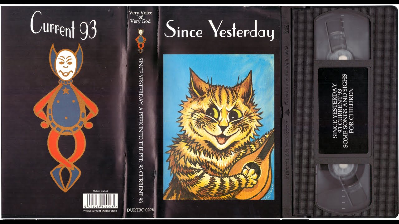 Current 93 - Since Yesterday (1995) - VHS Video