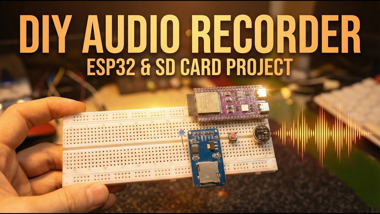 Я сделал аудиозапись с ESP32 | INMP441 с нуля