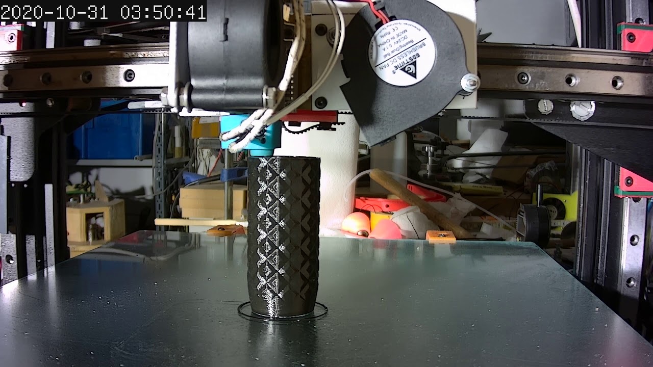 Steyr LP 1 Silencer 3D printing timelapse