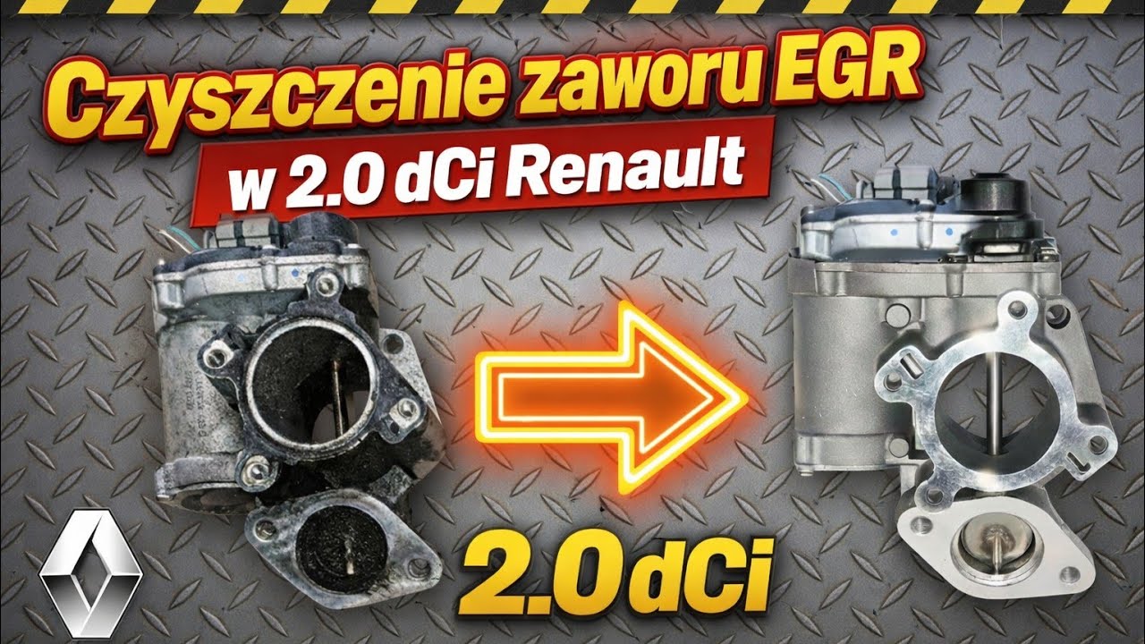 Renault Laguna 3 - Czyszczenie zaworu EGR 2.0 dCi 150ps / Egr valve cleaning
