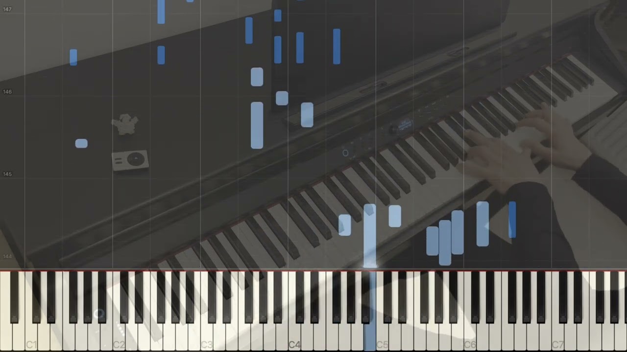 By Request - Deadmau5 & Kaskade - I Remember - piano version - Tutorial + MIDI file