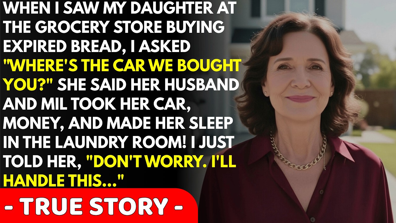 I saw my daughter at the grocery store buying expired bread. I asked 