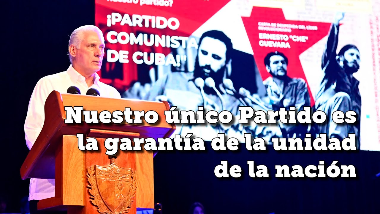 Nuestro único Partido es la garantía de la unidad de la Nación