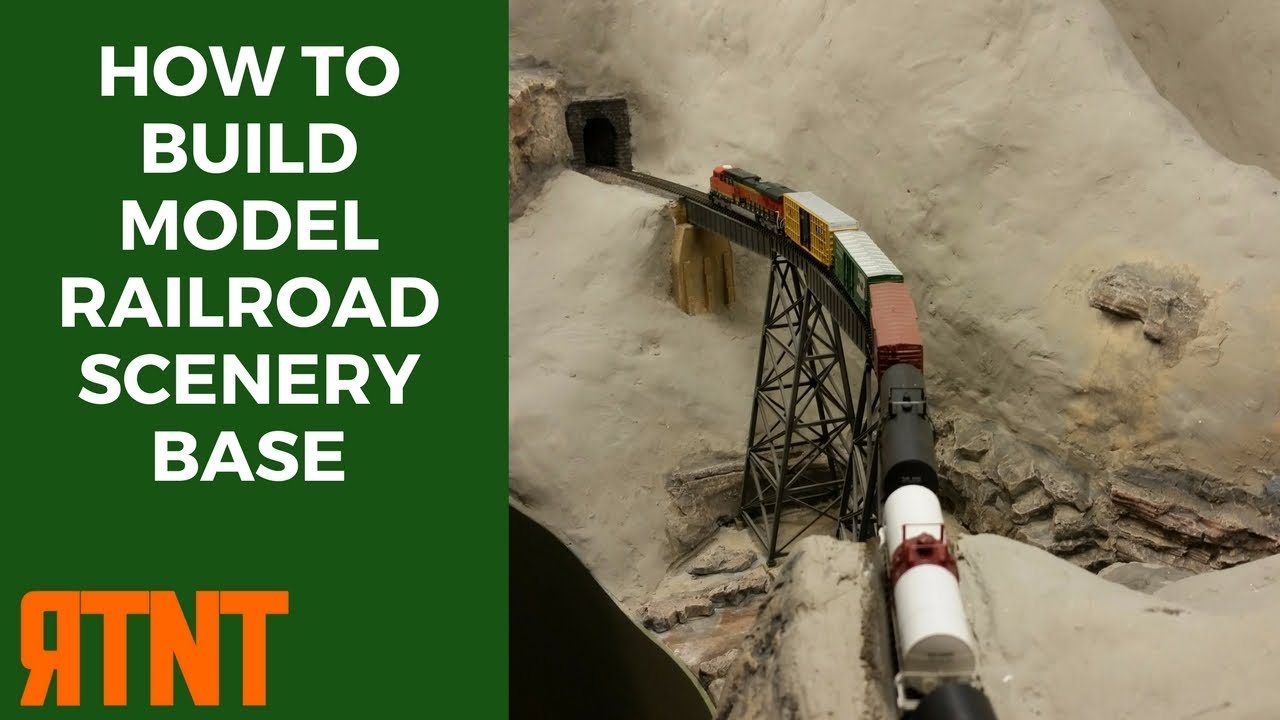 How To Build Model Railroad Scenery Base