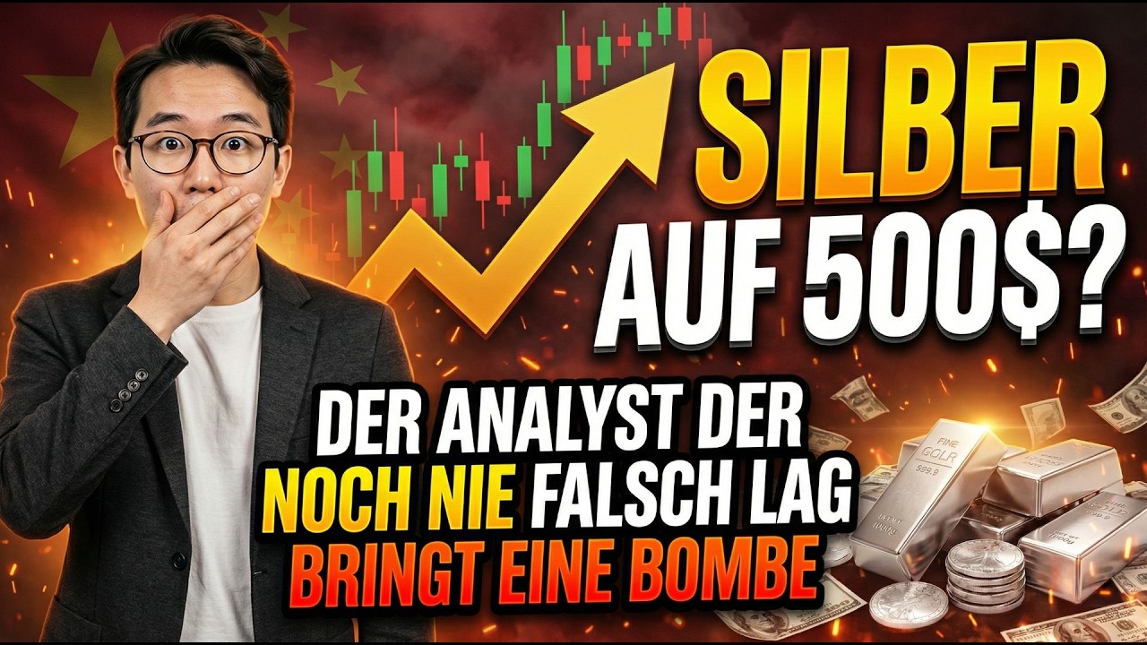 Silber auf 500 $? Der Analyst, der NOCH NIE falsch lag, bringt eine Bombe