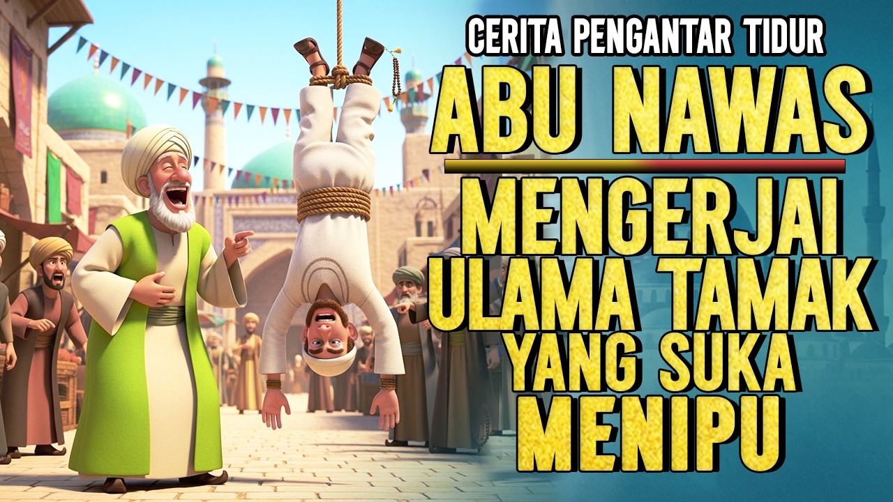 ABU NAWAS MENGERJAI ULAMA TAMAK YANG SUKA MENIPU RAKYAT BAGDHAD || DONGENG SEBELUM TIDUR