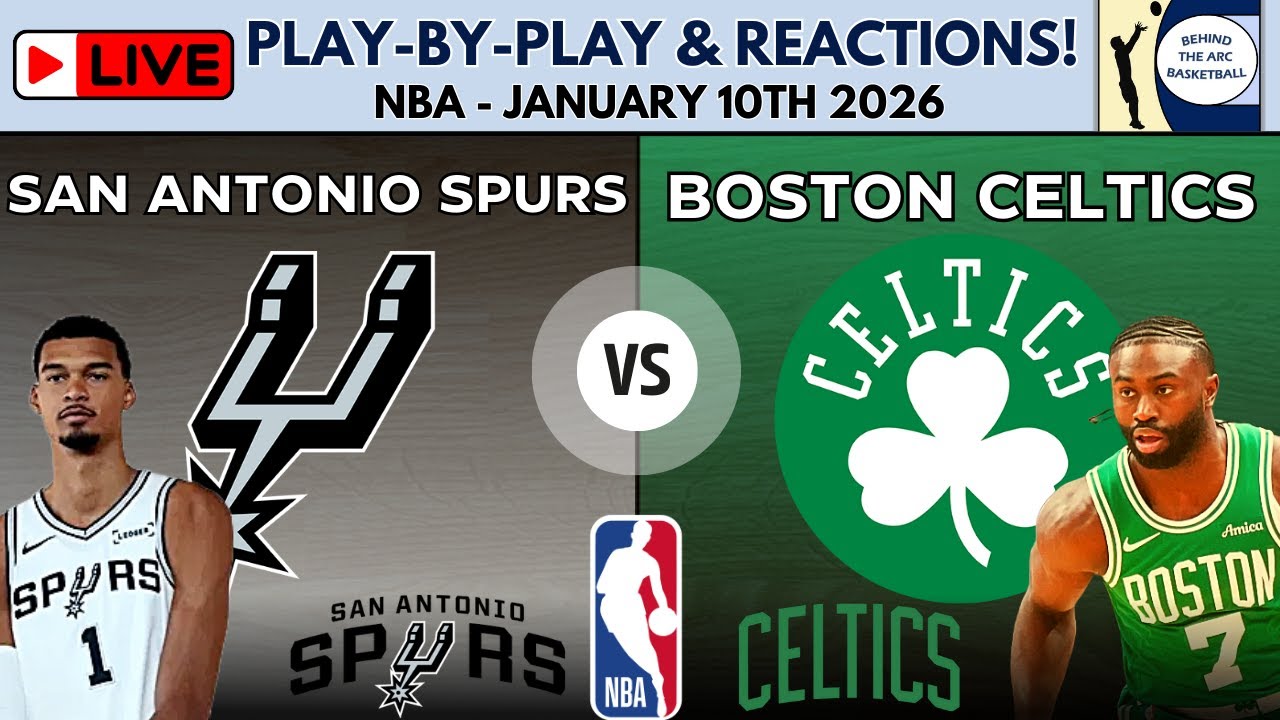 NBA: San Antonio Spurs vs Boston Celtics (Live Play-By-Play & Reactions)