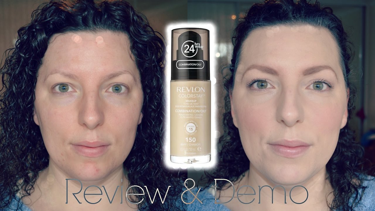 Review & Demo - Revlon Colorstay Foundation | Oily/Blemish Prone Skin | Beauty | Fun | WavyKate
