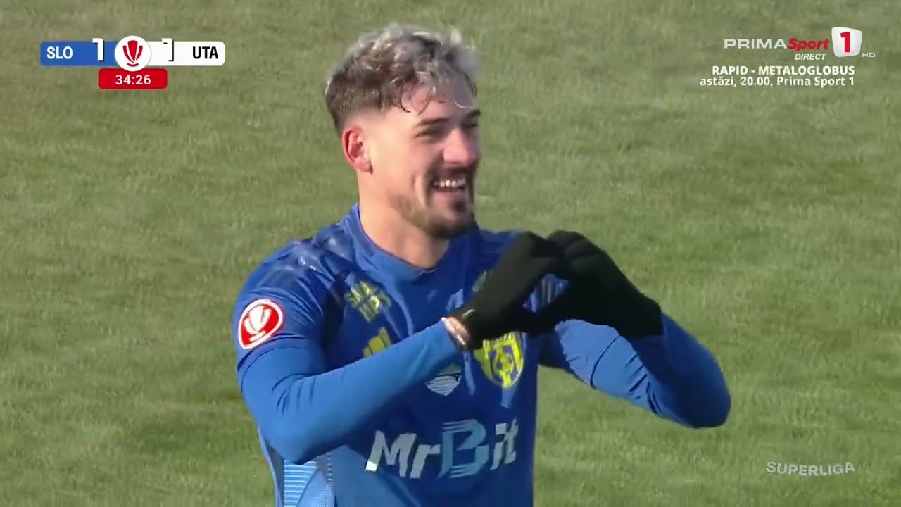 REZUMAT: Unirea Slobozia - UTA Arad 1-3. Mihalcea a stricat sărbătoarea în oraşul natal