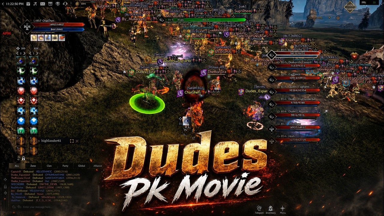 Dudes Clan Mage PK Highlights #riseonline @RiseOnline