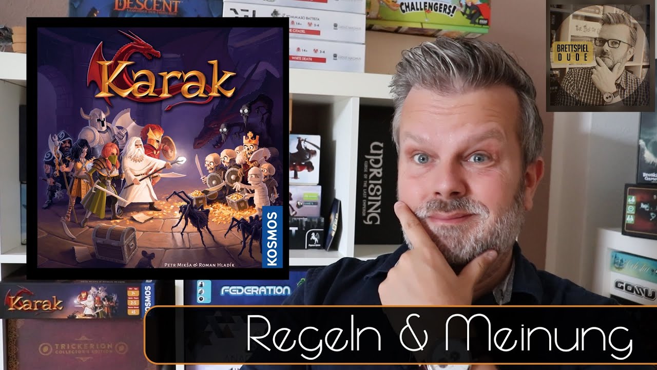 Karak - Regeln & Meinung | Ein Dungeon Crawler für die Familie?