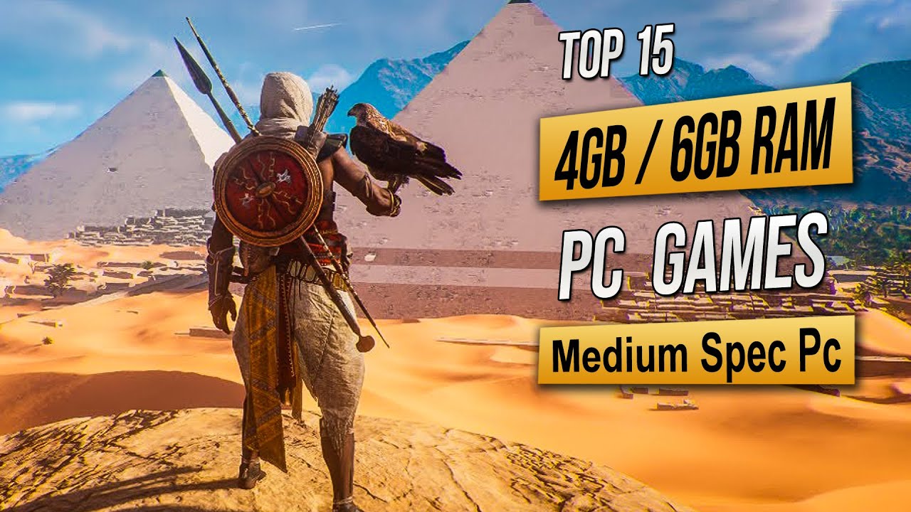 Top 15 Best Mid Spec Pc Games For (4GB RAM / 6GB RAM / 2GB VRAM) 2024