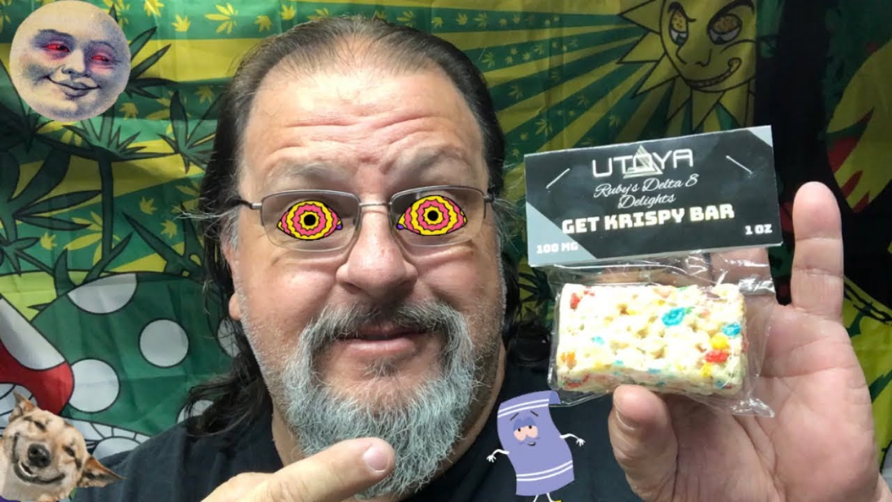 Utoya Delta 8 Thc Get Krispy Bar - Ruby&rsquo;s Delta 8 Delights . #delta8thc #edibles #utoyaorganics