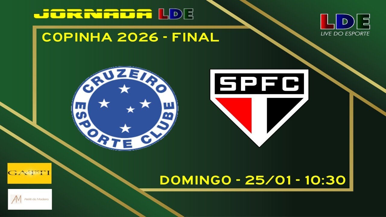 Jornada LDE   | Cruzeiro x São Paulo   (Final Copa São Paulo 2026) (Narração)