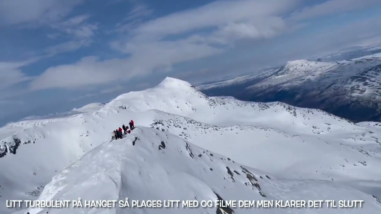 Paraglidertur fra Øvre Rikshaugen i Beiarn 27-4-2024