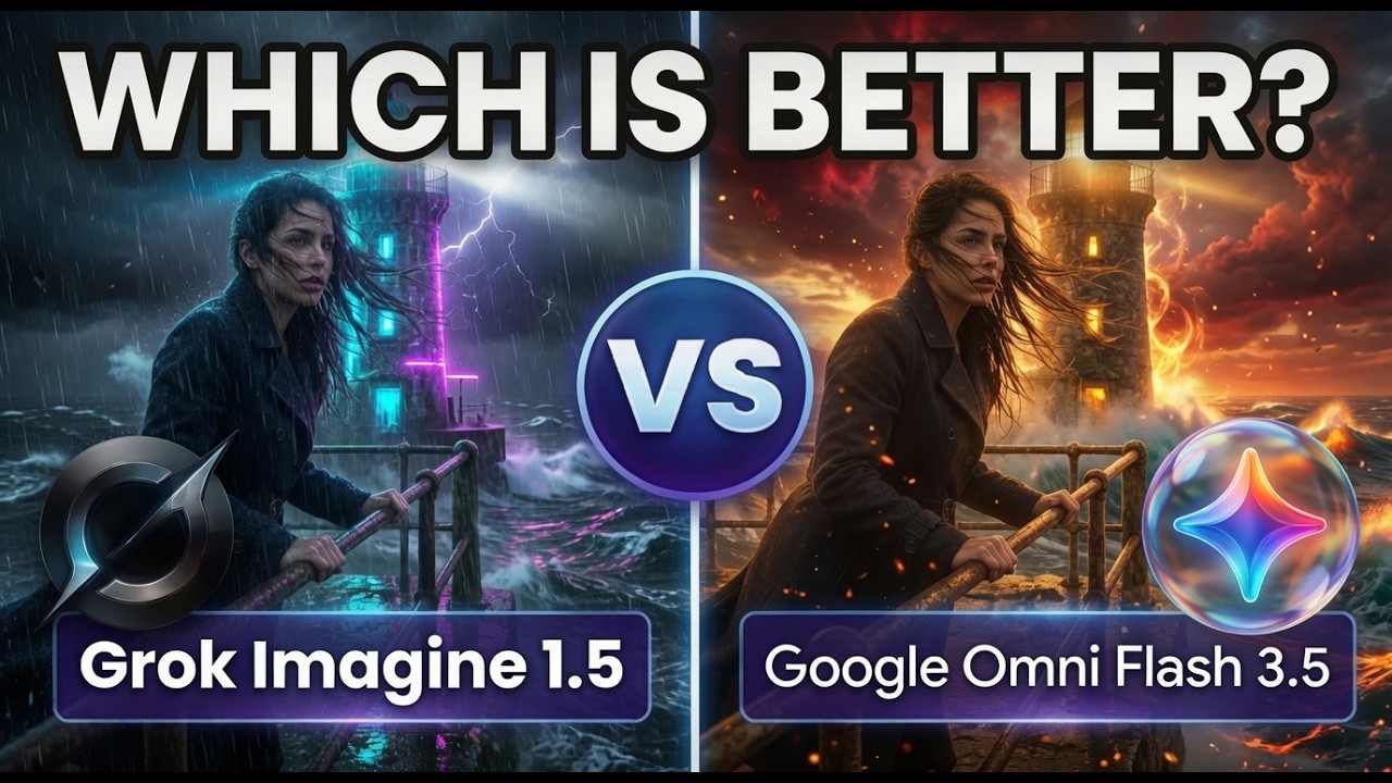Grok Imagine 1.5 против Google Omni Flash 3.5: 4 кинематографических теста