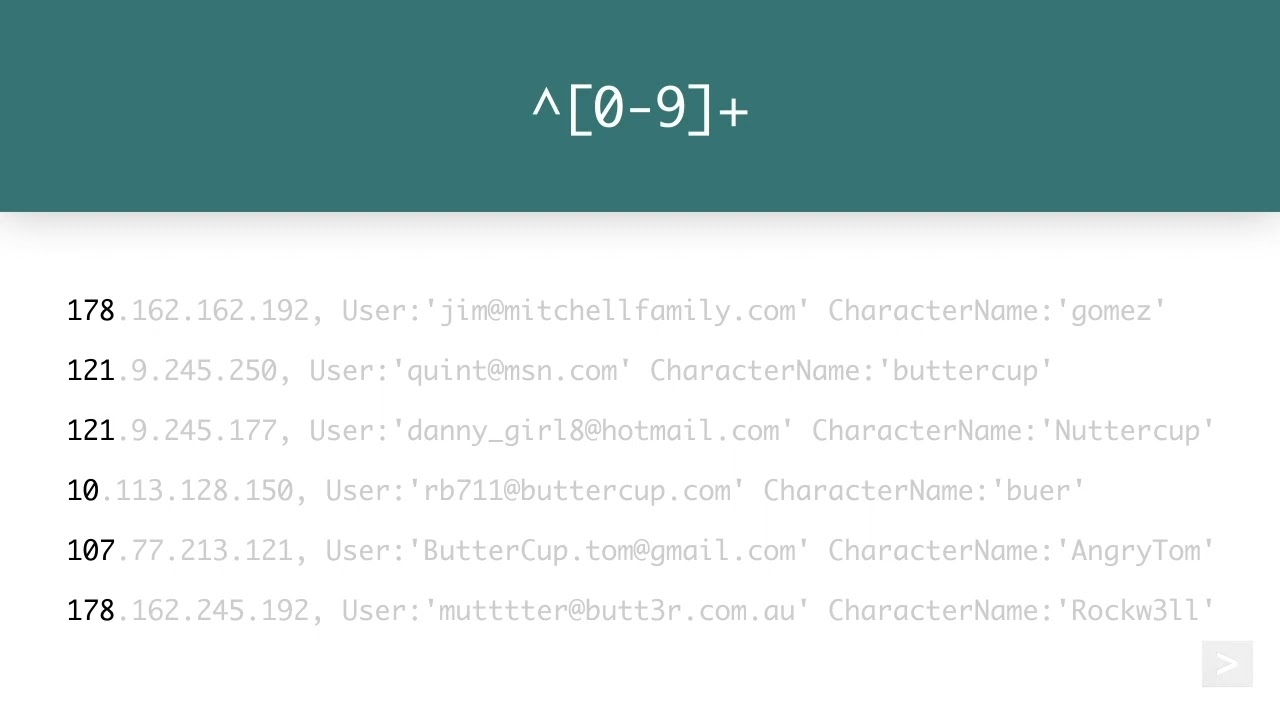 Introduction to RegEx