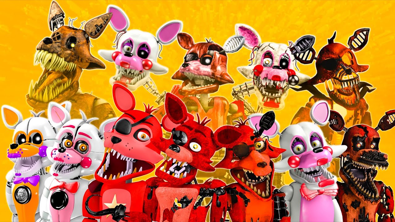[SFM FNaF] Every Foxy 'in a Nutshell'