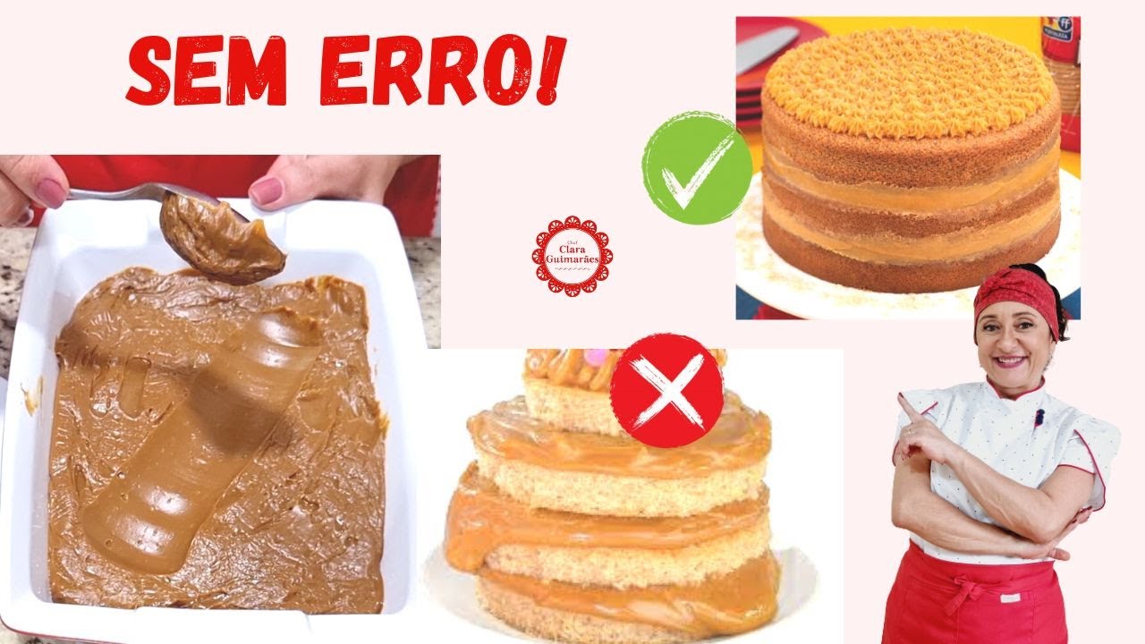 COMO DAR PONTO FIRME NO DOCE DE LEITE PARA RECHEAR BOLOS