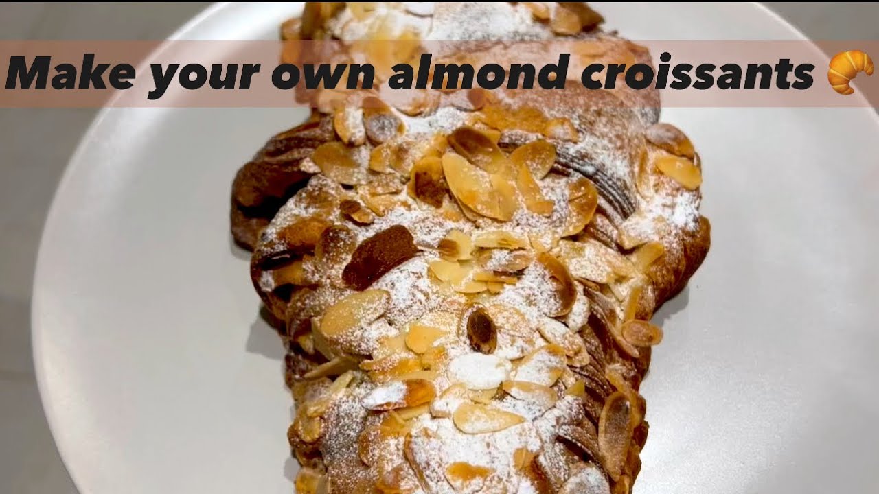 Almond Cream Croissants: Almond Croissant with Cream Step-by-Step Guide || Leo the Baker