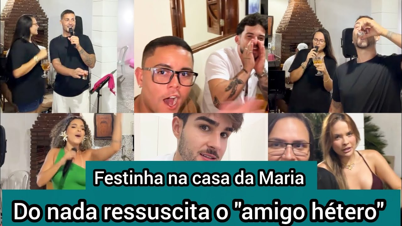 Carlinhos Maia dá início festa na casa da mãe e volta a postar 