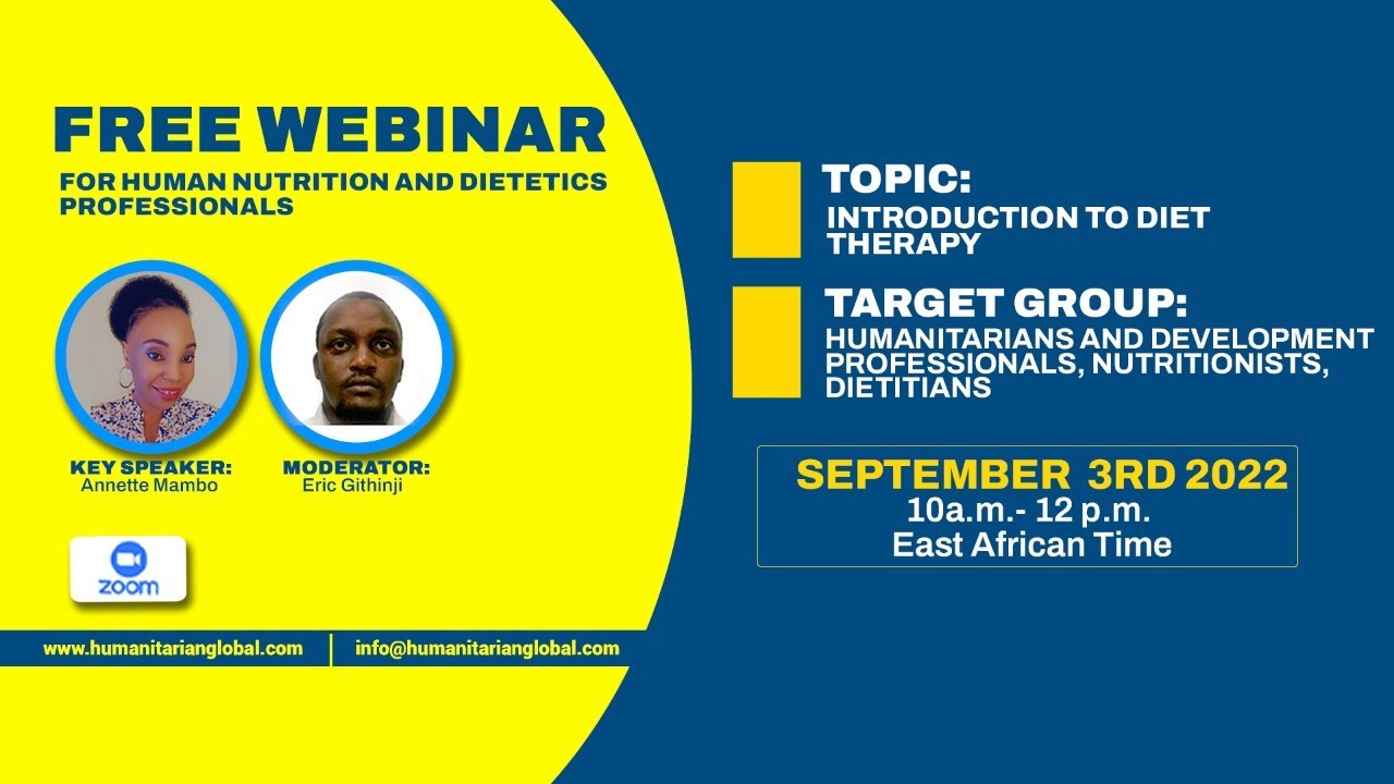 Introduction to Diet Therapy HND Ep  5    Humanitarian Global HG
