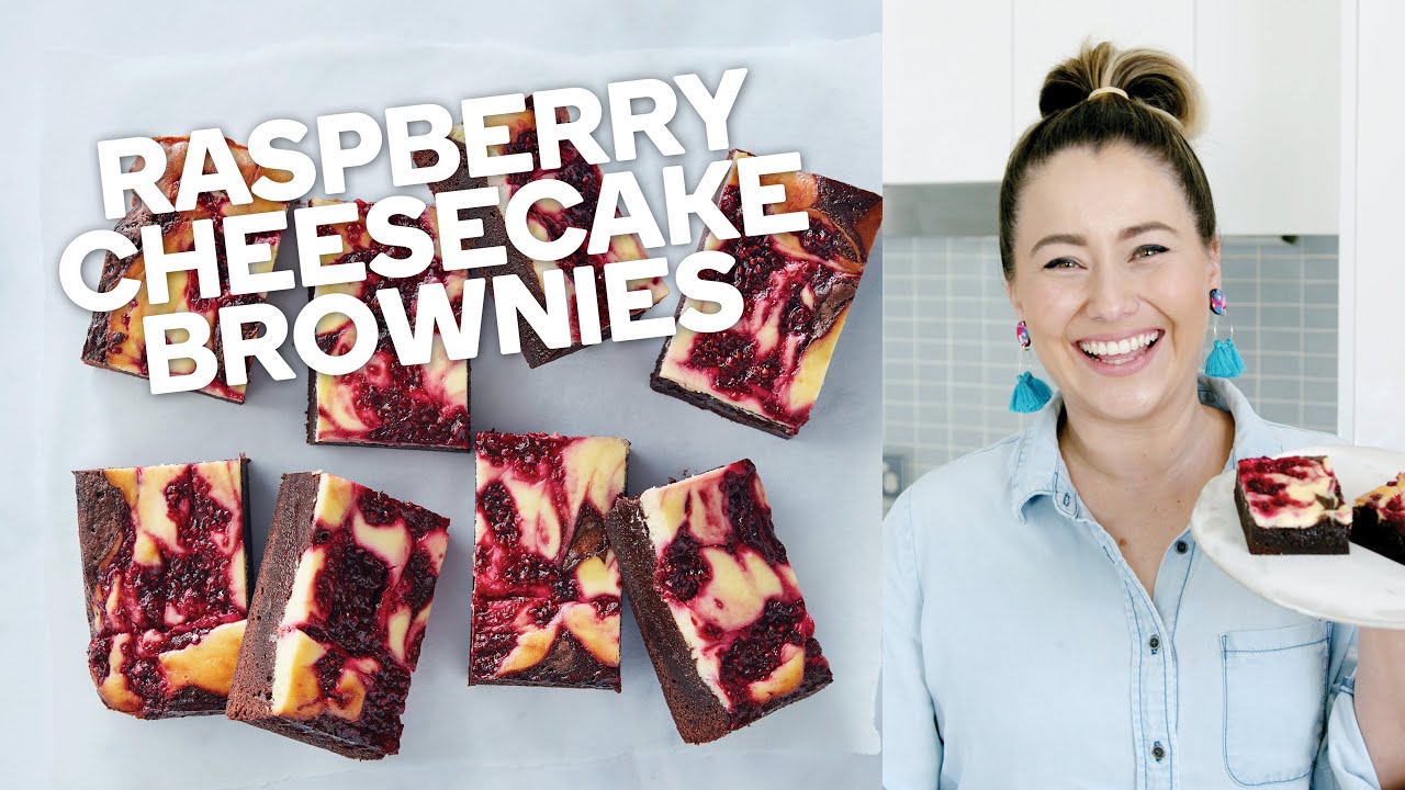 Raspberry cheesecake brownies - Make yourself at home with Woolworths