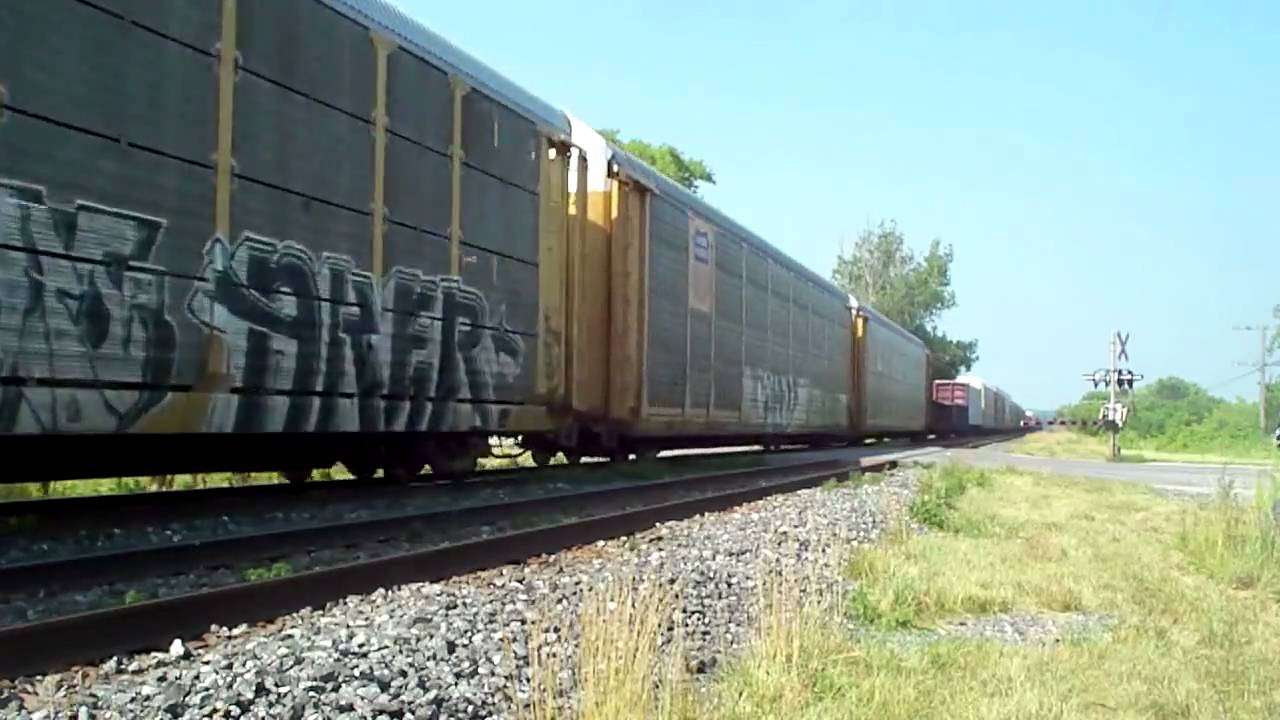 Passenger Coach on CN Freight Train (RARE!)