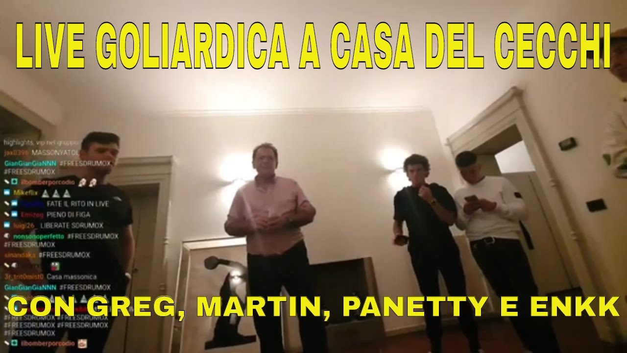 Homyatol a Casa Di Cecchi Paone con Greg Willen, Panetty, Martin Sal ed Enkk