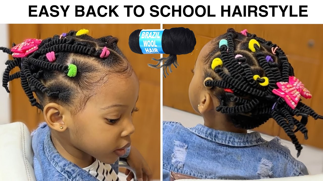 EASY BACK TO SCHOOL HAIRSTYLE eps 01 + tips to help your child enjoy making her hair|