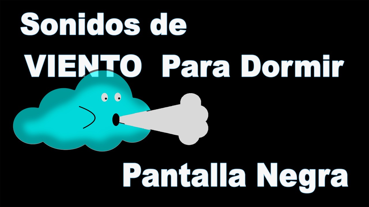 Sonido de Viento Fuerte para Dormir sin Anuncios 2horas Pantalla Negra | 10 Horas de Viento