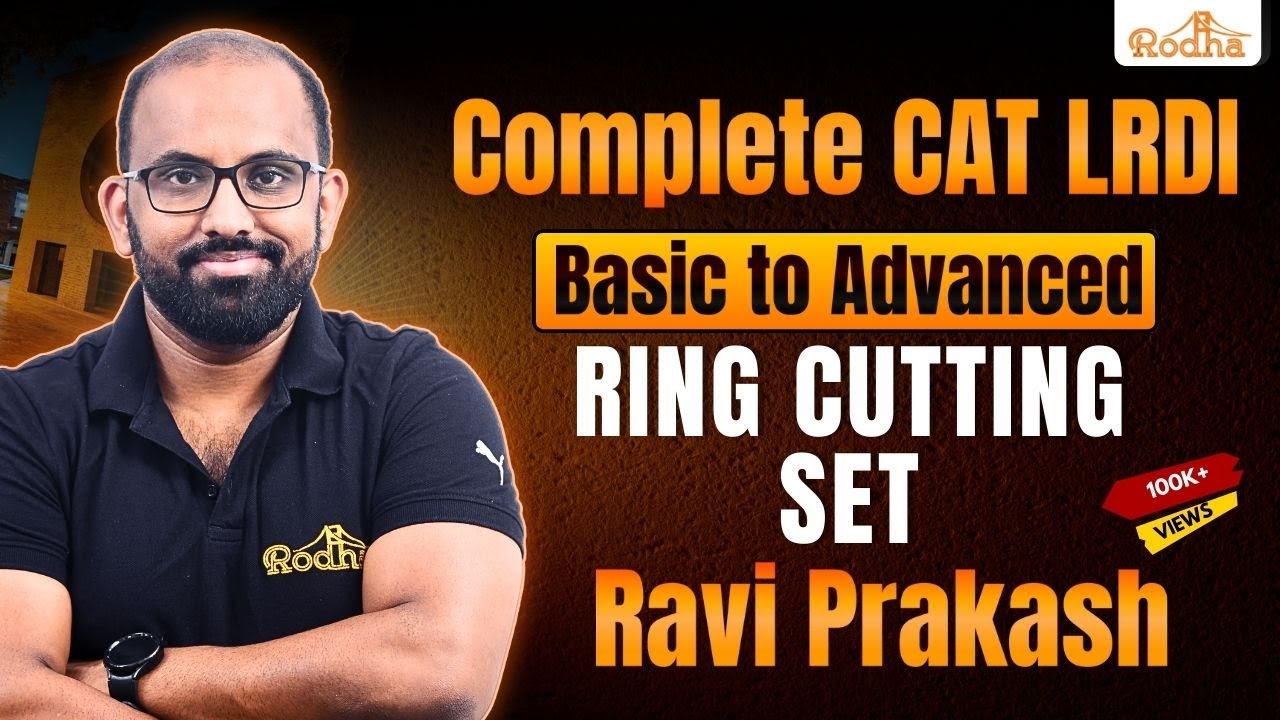 Quant Based Puzzles - Set 6 (1st Part)  RING CUTTING SET (Ultimate Concept)  || LR & DI || CAT