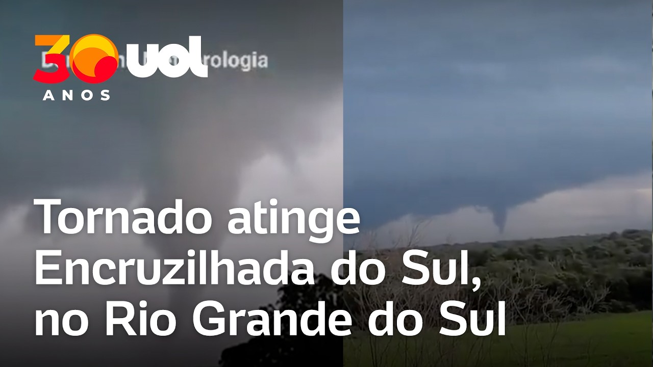 Tornado atinge Encruzilhada do Sul e v&iacute;deos mostram fen&ocirc;meno; veja