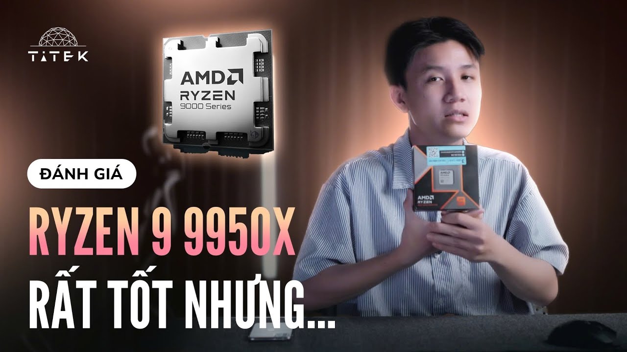 AMD Ryzen9 9950x kết hợp với main X870 rất đỉnh nhưng cũng rất tiếc