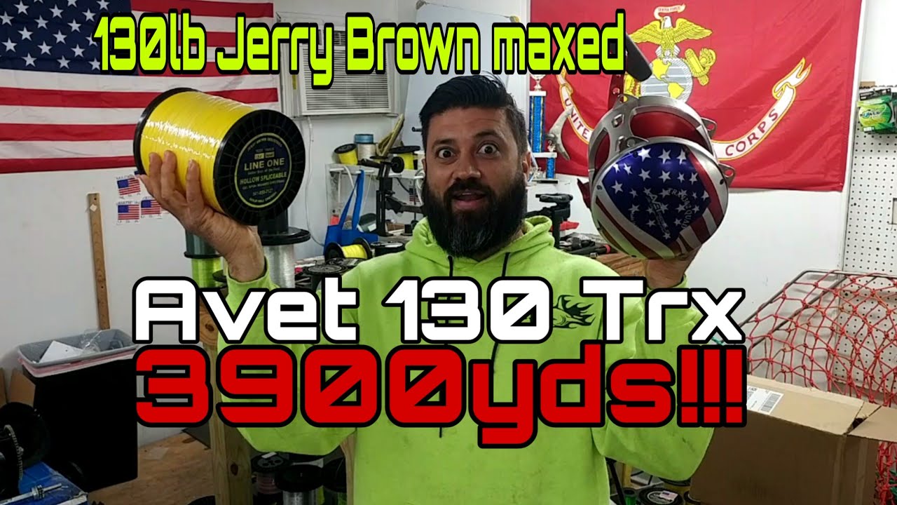 YOU WONT BELIEVE 3900yds 130lb spooled 130 Avet trx ODDLY SATISFYING