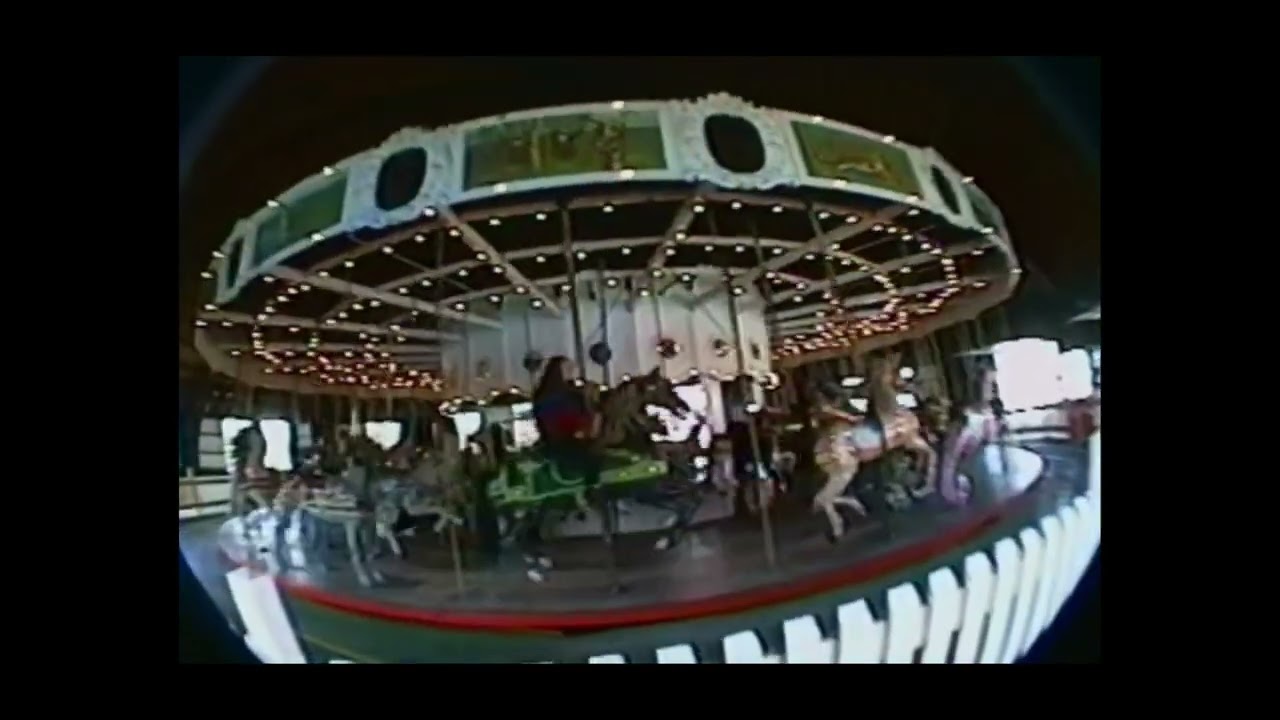 Whalom Park-Lunenburg, MA, April 2, 1994.  Park attractions, including Flyer Comet Off-ride and POV.