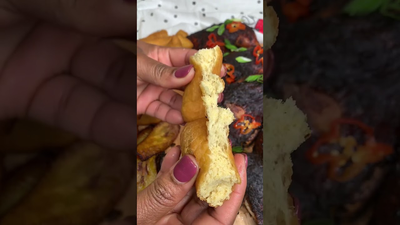 Jerk chicken & Festival fried dumplings